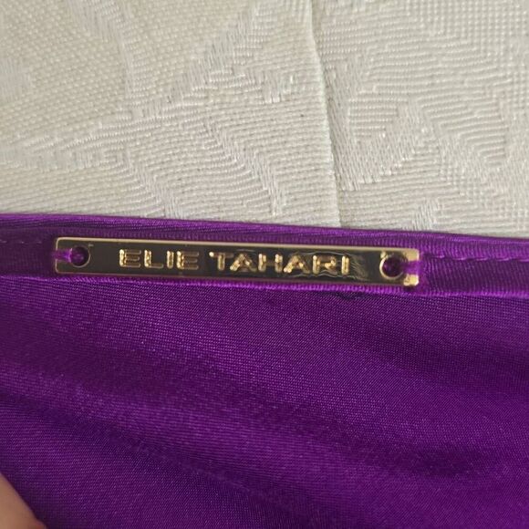 Elie Tahari Silk Wild Berry Cami w/ Gold Chain Straps, NWT, XS, MSRP 248.00 - Picture 7 of 7